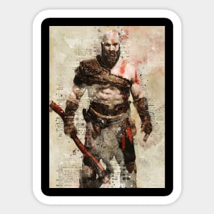 Kratos Sticker